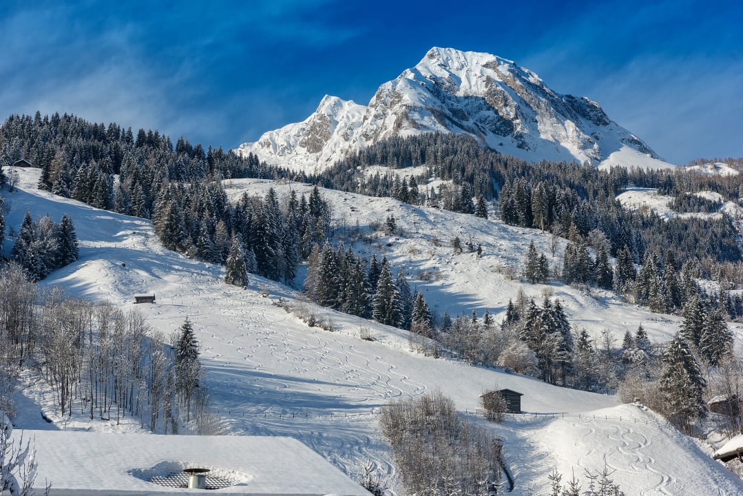 Ausblick die Unterbergerin in Gastein - Apartment, Ferienwohnung, Zimmer mit Frühstück und GRATIS Thermeneintritt