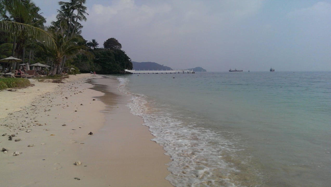 Blick Richtung Bootsanleger Cape Panwa Hotel