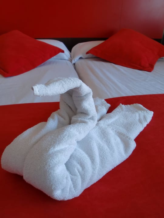 Handtuchskulptur zur Begrüßung Bahía de Alcúdia Hotel & Spa