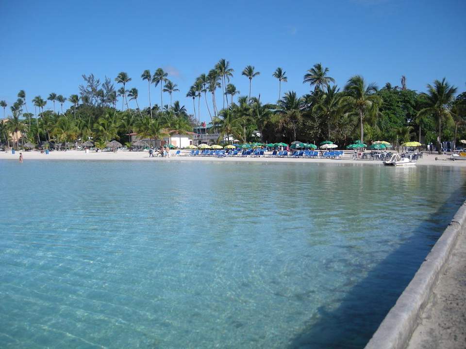 Sicht zum Strand whala!boca chica