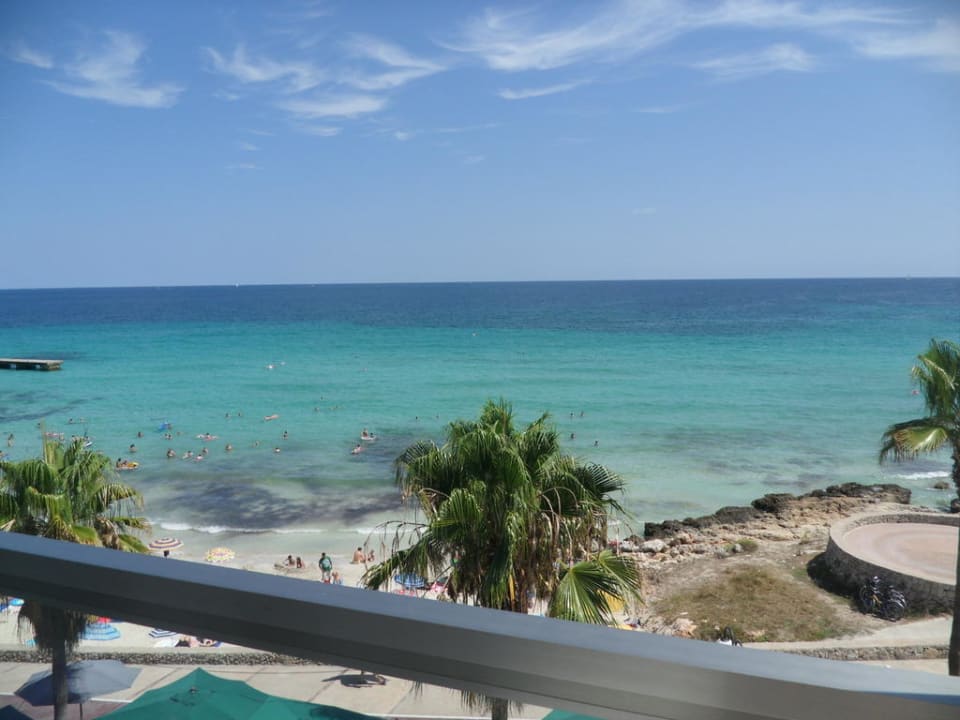 Blick zum Strand Apartmenthaus Arcadia