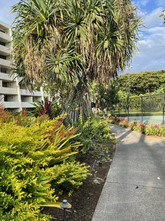 Gartenanlage Outrigger Kona Resort and Spa