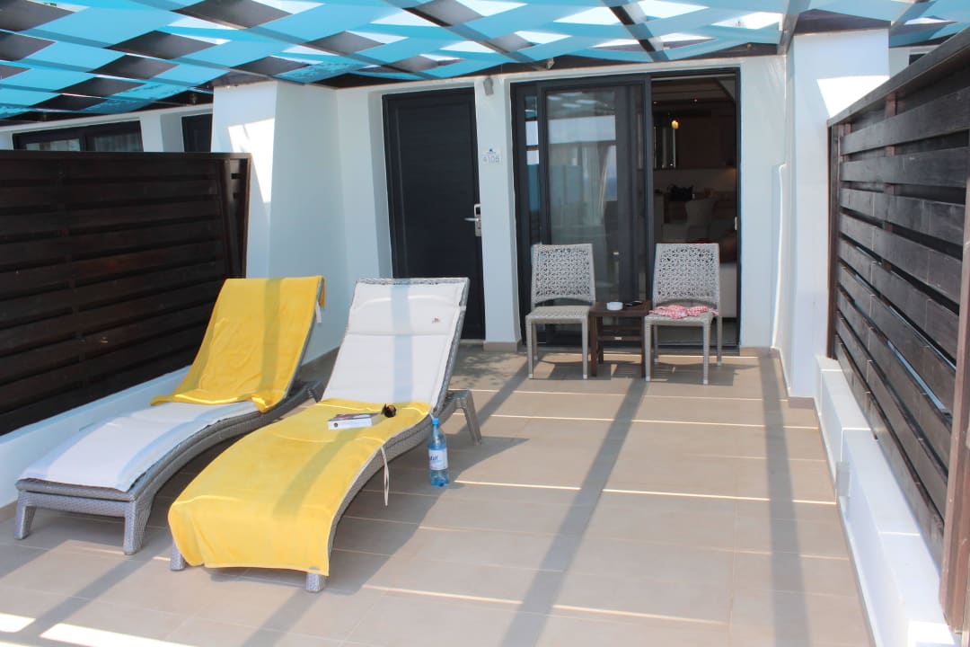 Terrasse Zimmer 4106 TUI BLUE Oceanis Beach and Spa Resort