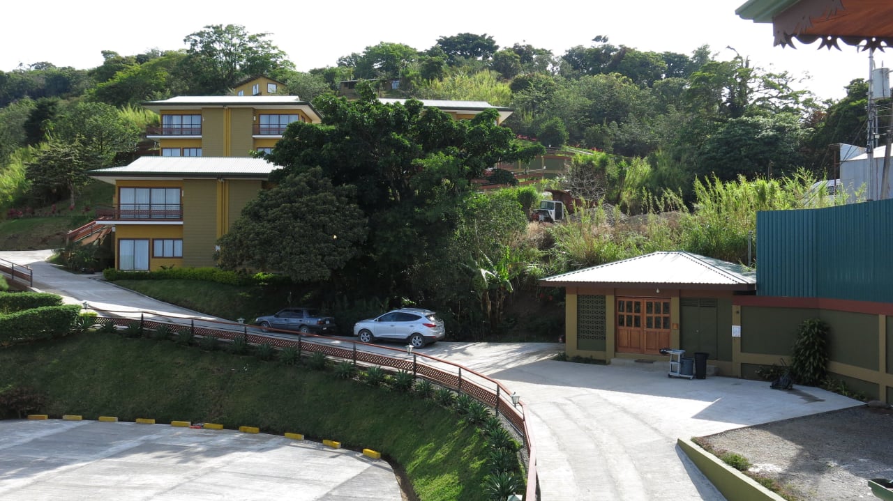 Blick von Restaurant Hotel Ficus Sunset Suites