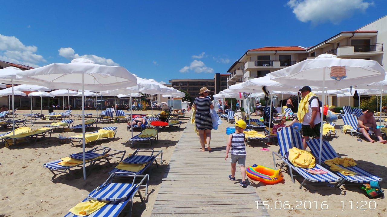 Sieht gut aus, der Strand von Miramar! HVD Clubhotel Miramar