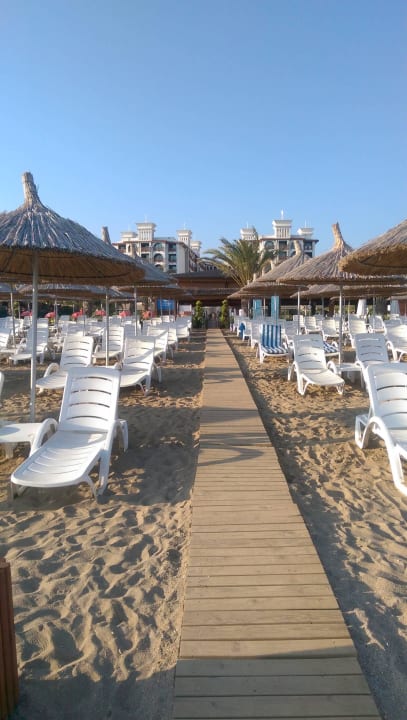 Blick vom Strand aus Quattro Beach Spa & Resort