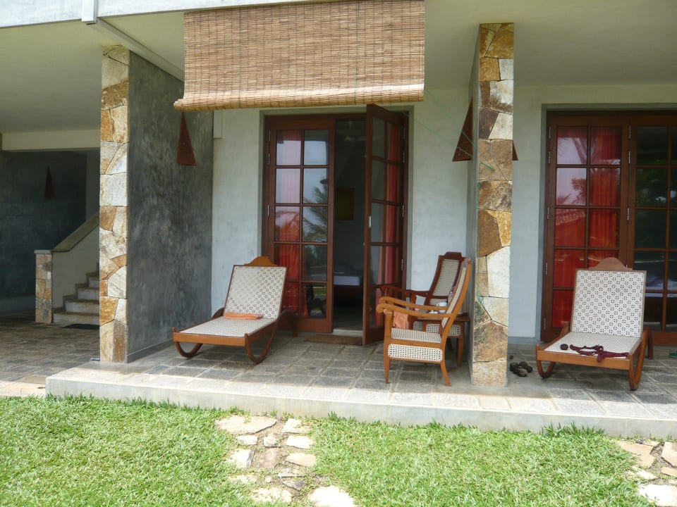 Zimmerterrasse Hotel Sri Lanka Ayurveda Garden & Shakti Villa