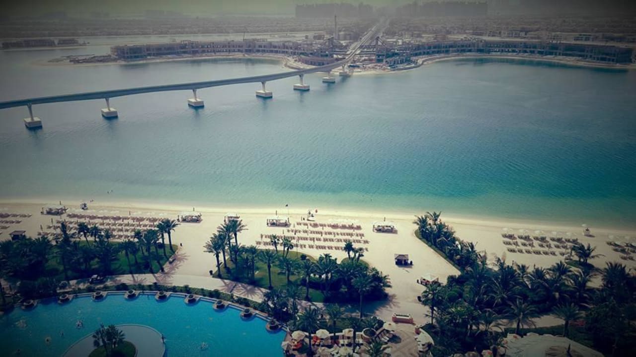 AUSSICHT AUS DEM ZIMMER IN DER 17. ETAGE Atlantis, The Palm