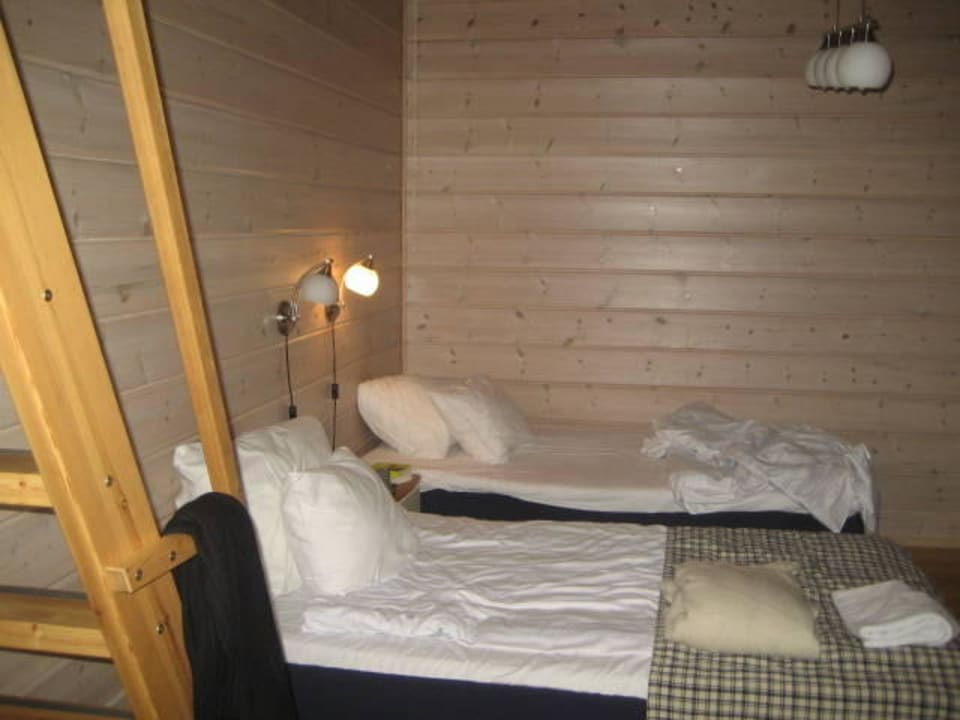 Schlafbereich Chalet Hotel Rovaniemi