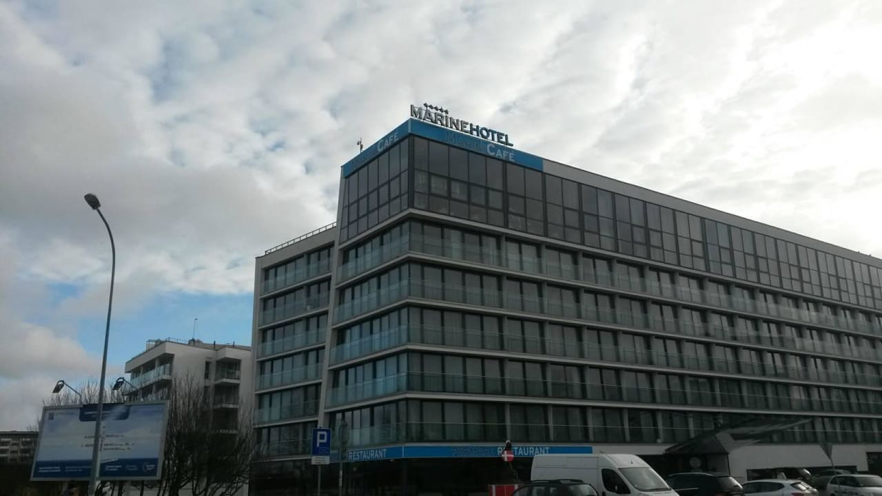 Vom Strand aus gesehen Marine Hotel by Zdrojowa