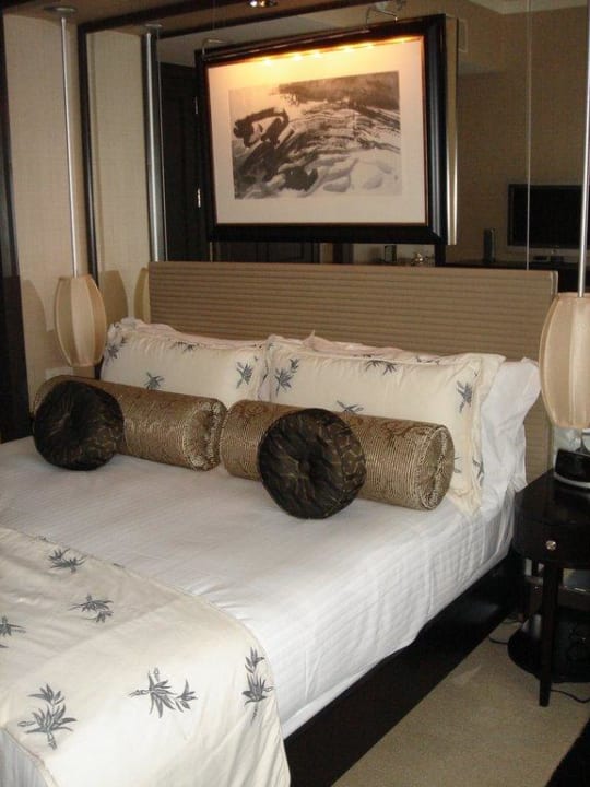 Schlafzimmer der Suite Hotel Mandarin Oriental New York