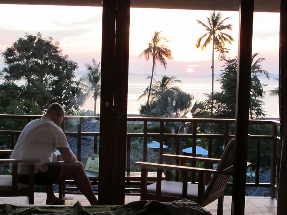 Sunset Ausblick vom Zimmer The Sunset Beach Resort & Spa