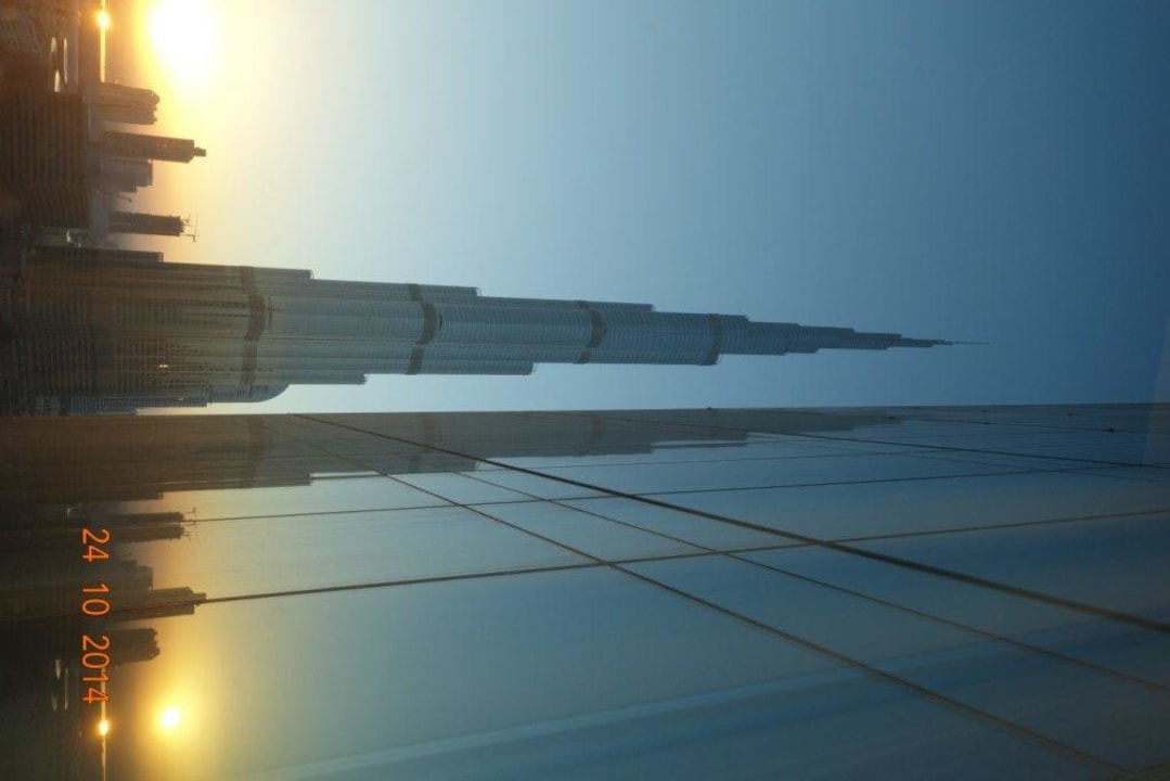 Sonnenaufgang von unserer Opera Suite aus Sofitel Hotel Dubai Downtown