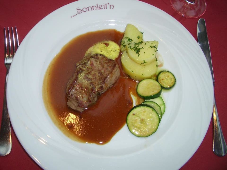 Hauptgericht Hotel Sonnleiten