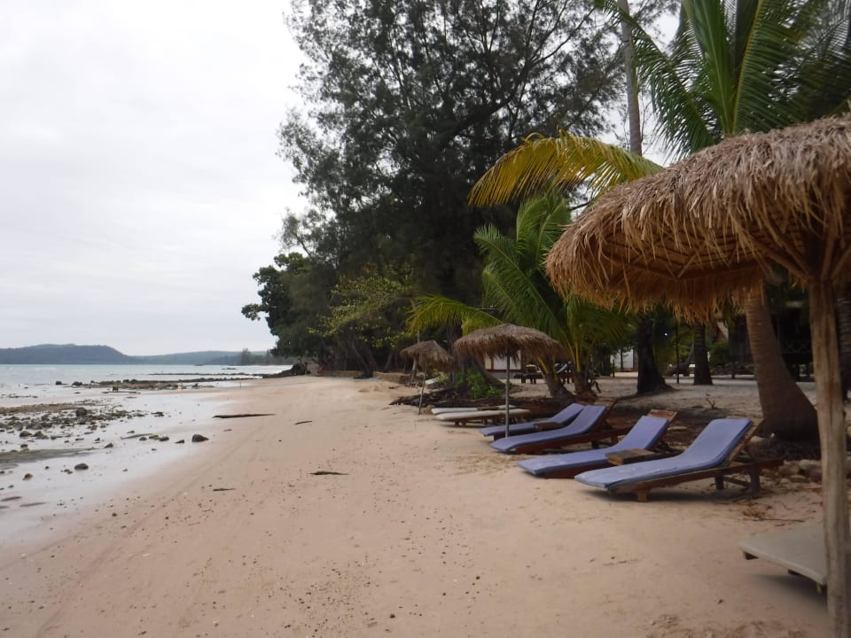 Scharfe Stein im Meer Palm Beach Bungalow Resort