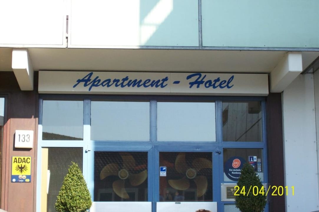 Eingang Apartment-Hotel Hamburg Mitte