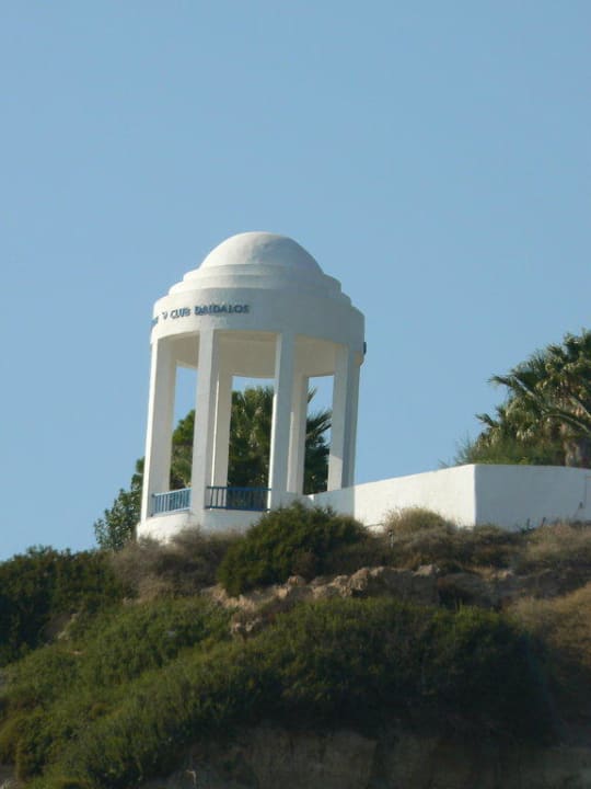 Daidalos Pavillon vom Strand aus ROBINSON DAIDALOS