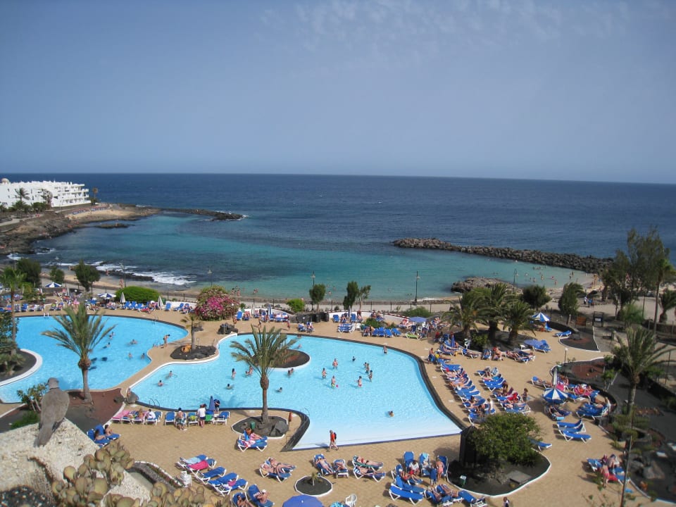 Blick vom Balkon Hotel Grand Teguise Playa