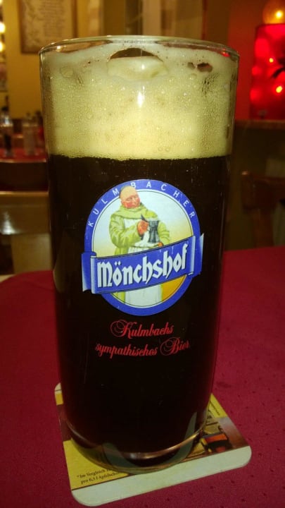 Gutes dunkles Bier :-) Landgasthof Am Sonnenhang
