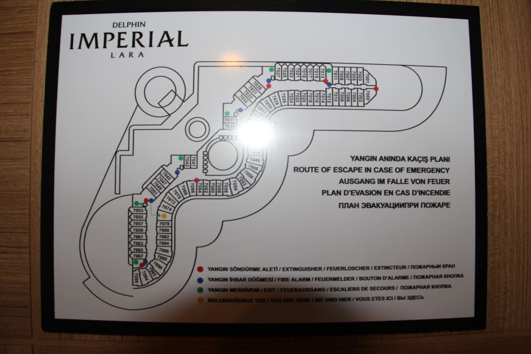 Zimmerlage Hotel Delphin Imperial