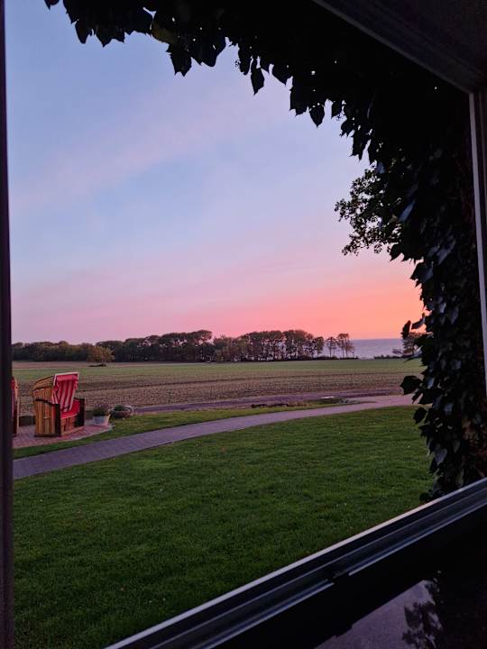 Ausblick Ferienbauernhof Liesenberg mit Meerblick