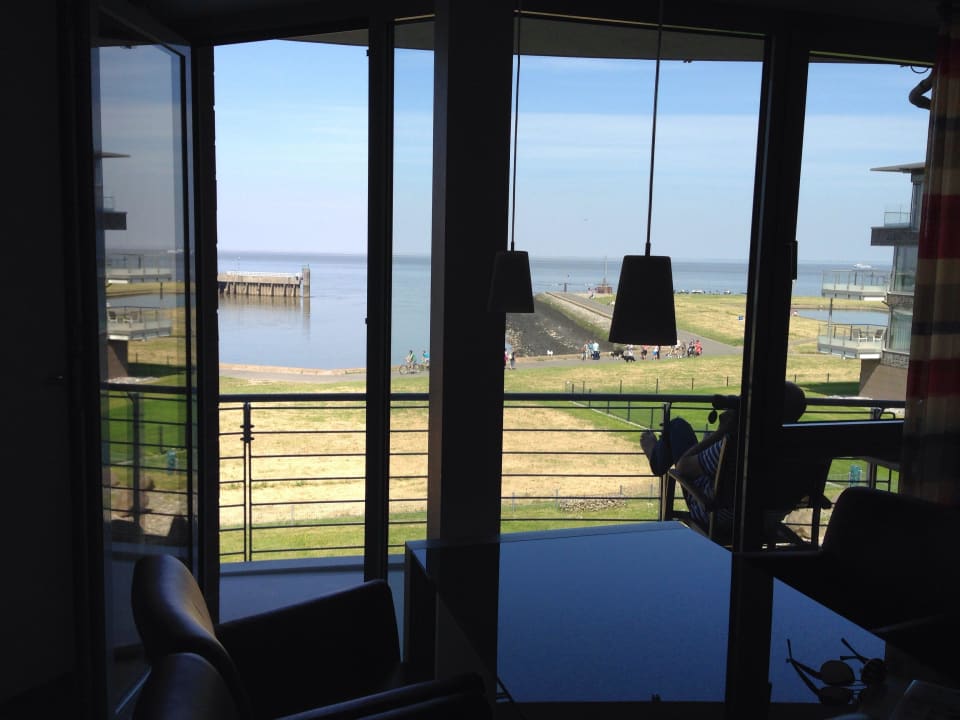 Ausblick  Haus Residenz am Yachthafen Hamer Ferienappartements