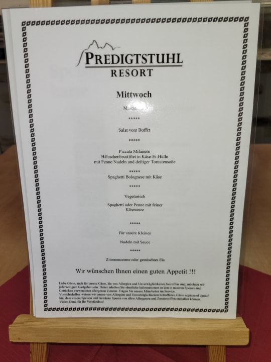 Gastro Predigtstuhl Resort