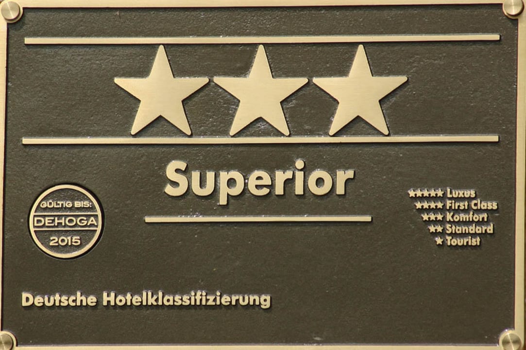 3-Sterne Superior Klassifizierung 2012 Landhotel Mohren