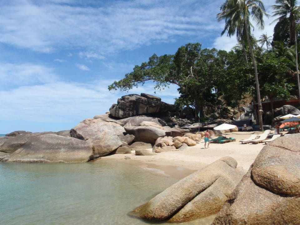 Ganz toller Strand Anantara Rasananda Koh Phangan -  Villas