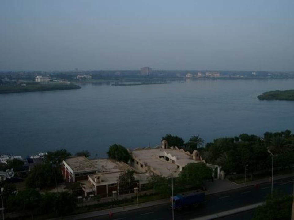 Ausblick vom Hotelzimmer 7. Stock  im Sofitel Cairo Maadi Ho Holiday Inn Cairo Maadi, an IHG Hotel