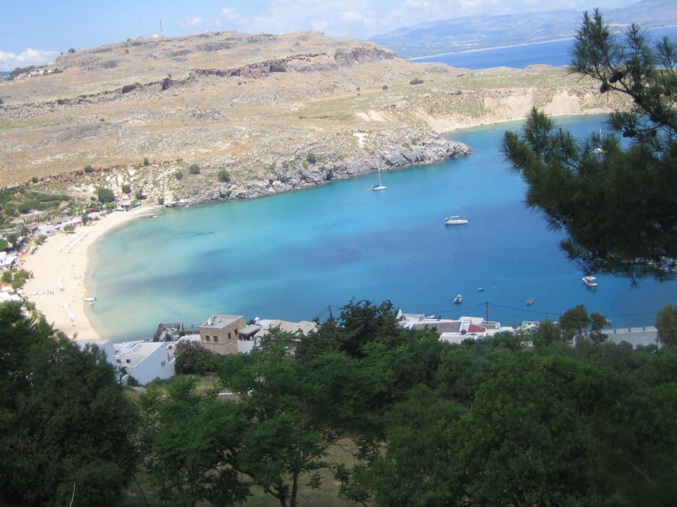Ausblick auf Bucht Rodos Palladium Leisure & Wellness