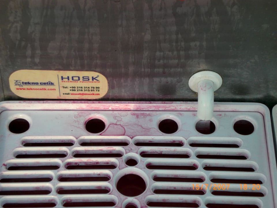 Getränke Zapfanlage Club Turtas Beach Hotel