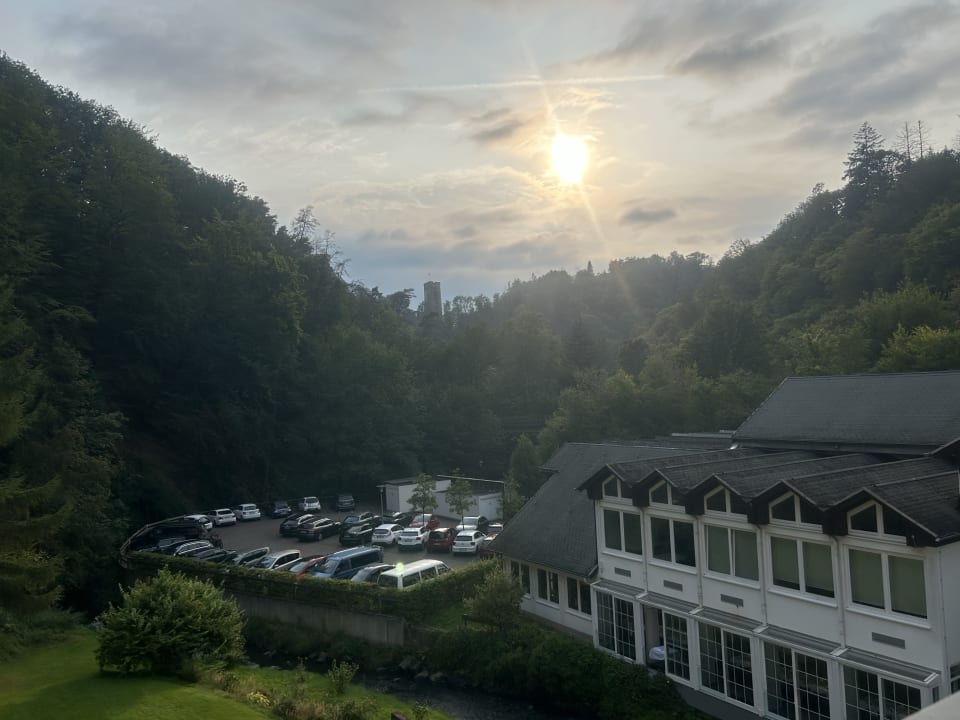 Ausblick Hotel Zugbrücke Grenzau