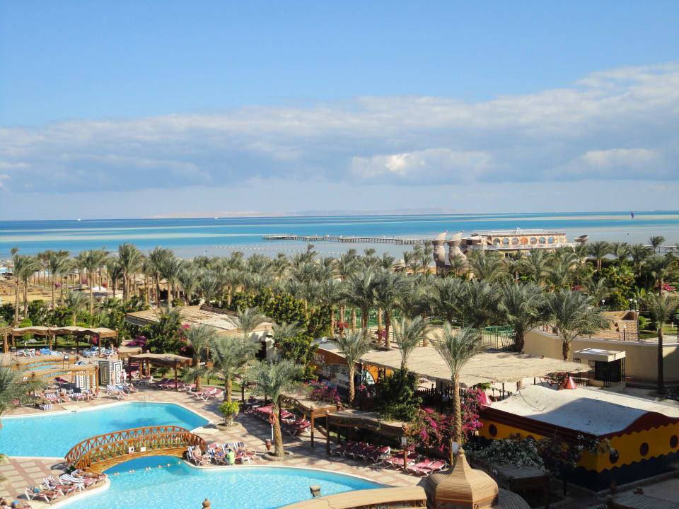 Blick vom Balkon Riviera Aqua Park Resort