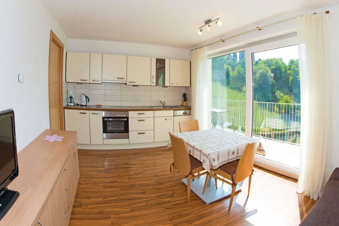 Appartement Südblick - Wohnraum und Küche Residence Fiegl