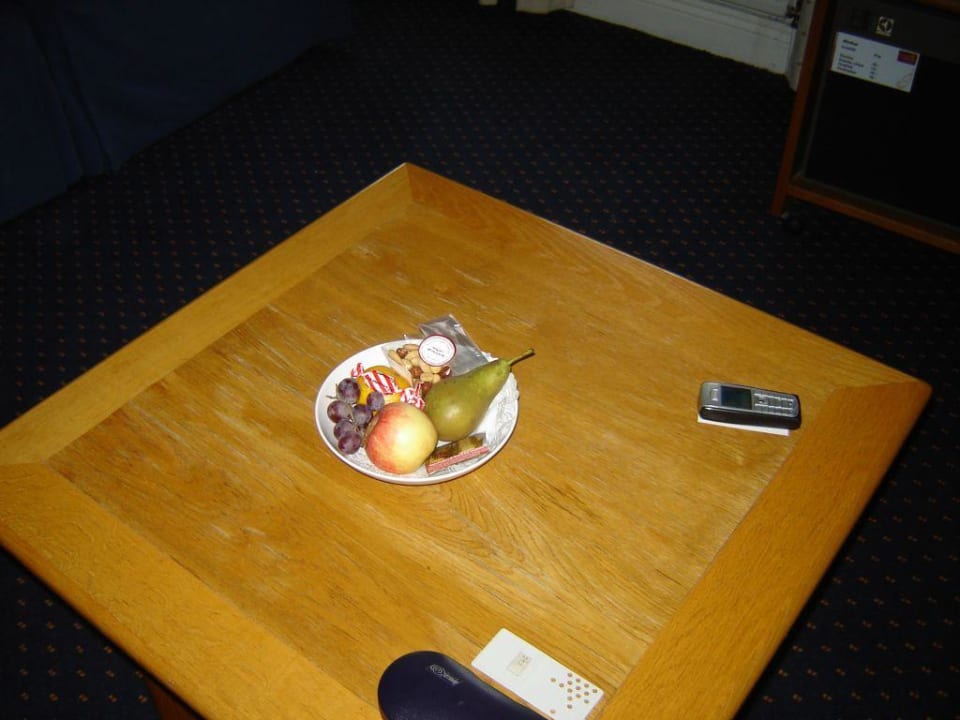 Kleiner Obstteller zur Begrüßung Clarion Collection Hotel Packhuset