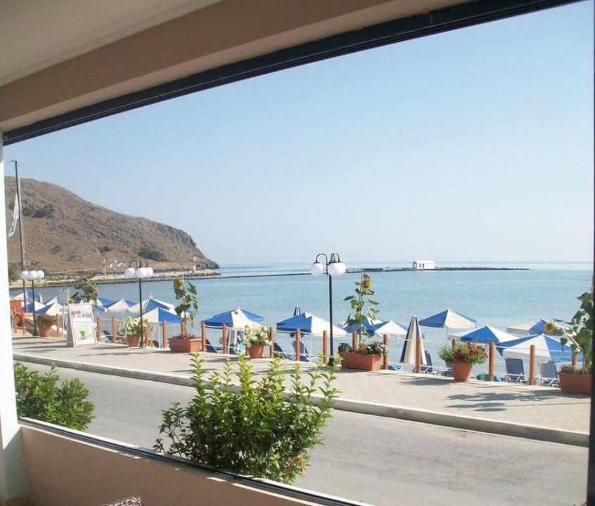 Blick aus dem Hotelrestaurant Hotel Corissia Princess