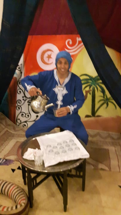 Eingangsberich Restaurant El Mehdi Beach Resort