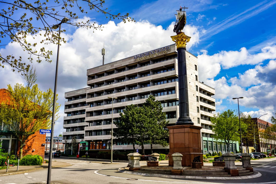 Außenansicht Apartment-Hotel Hamburg Mitte