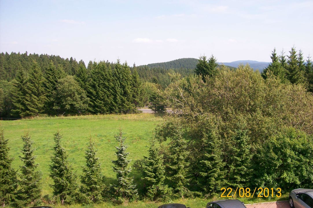 Aussicht vom Zimmer Aparthotel Oberhof