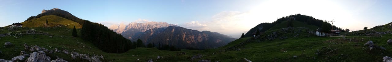 360° Panorama etwa 50m vom Gasthof entfernt Berggasthaus Ritzau Alm