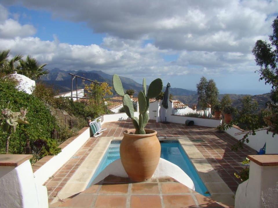 Ausblick von der Poolbar Finca Alberto Basiliza