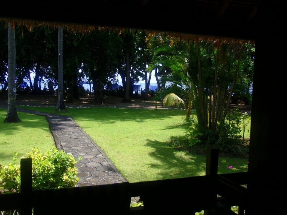 Blick von Terrasse Kila Senggigi Beach Lombok