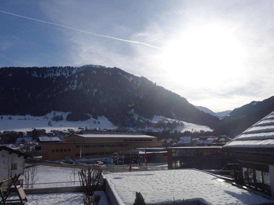Ausblick Caroline's Appartement in Au