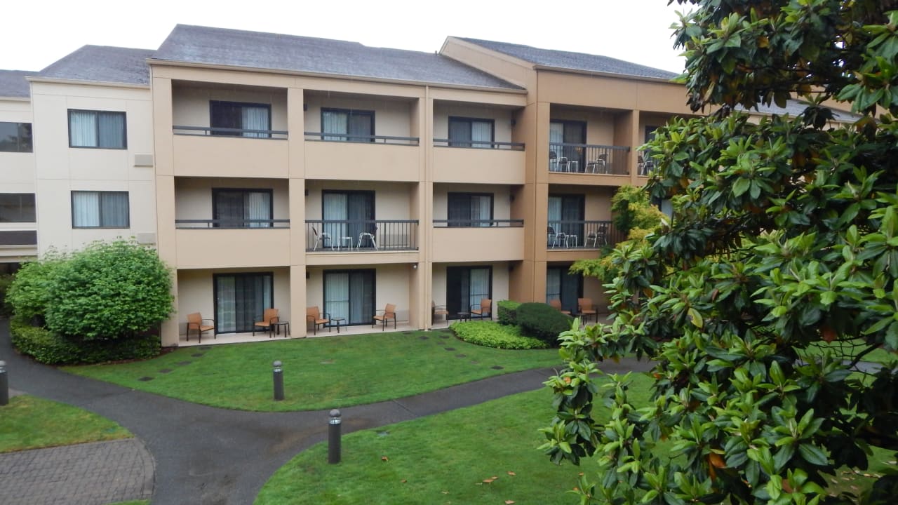 Gartenanlage Hotel Courtyard by Marriott Seattle South Center