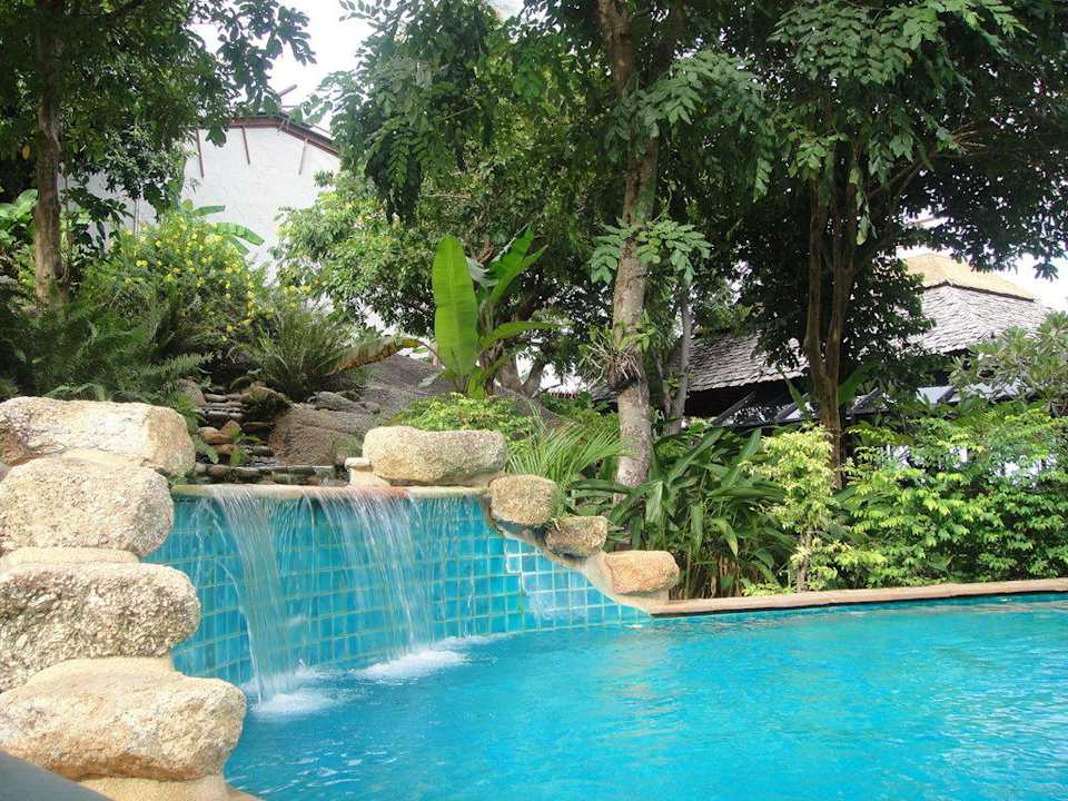 Poolanlage in mehreren Stufen Panviman Resort Koh Phangan