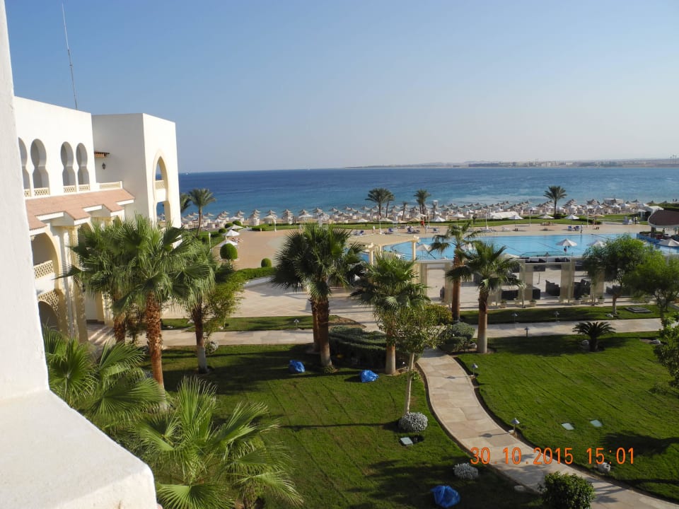 Ausblick vom Balkon Old Palace Resort Sahl Hasheesh