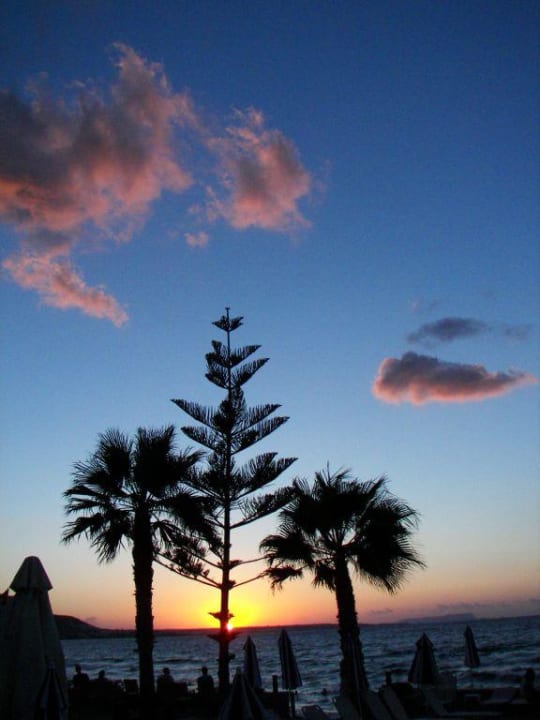 Sonnenuntergang allsun Hotel Malia Beach