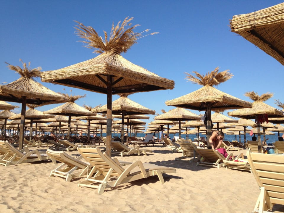 Privatstrand des Hotels GRIFID Club Hotel Arabella