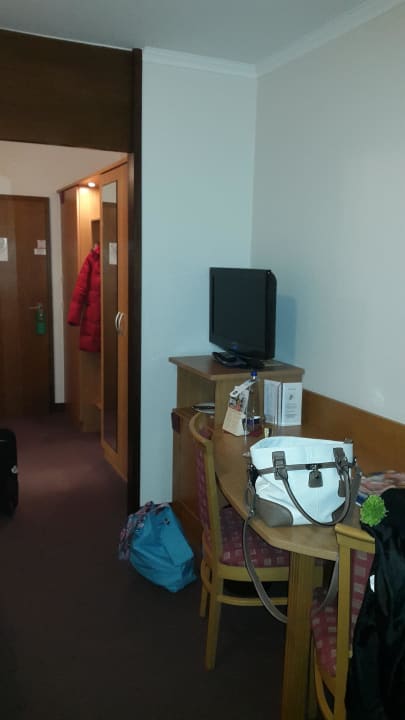 Zimmer vom Balkon aus  Amber Hotel Bavaria